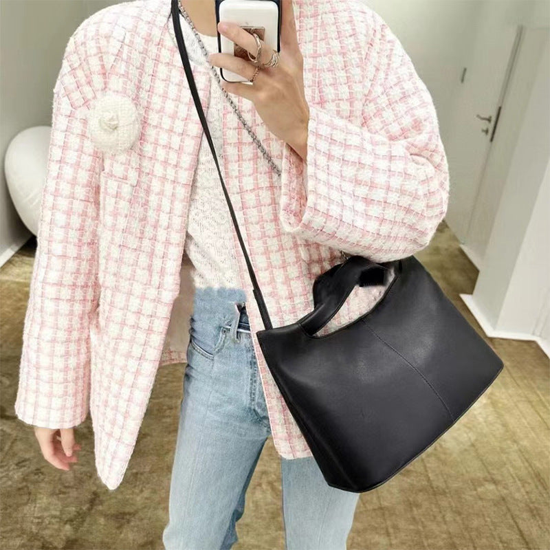 Genuine Leather Soft Cowhide Commuter Fashion Handbags