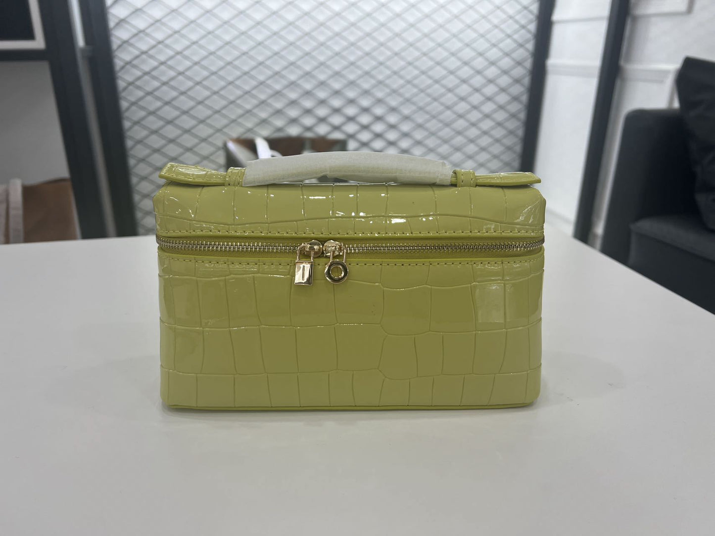 Women's Lunch Box Genuine Leather Portable For Bags