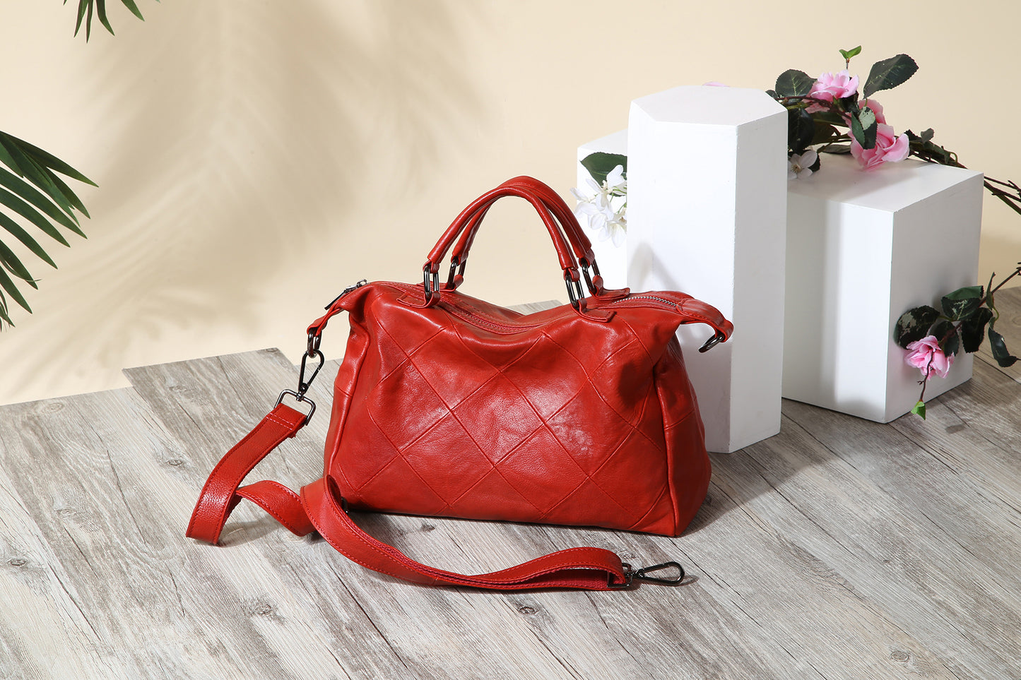 Women's Comfortable First Layer Cowhide One Handbags