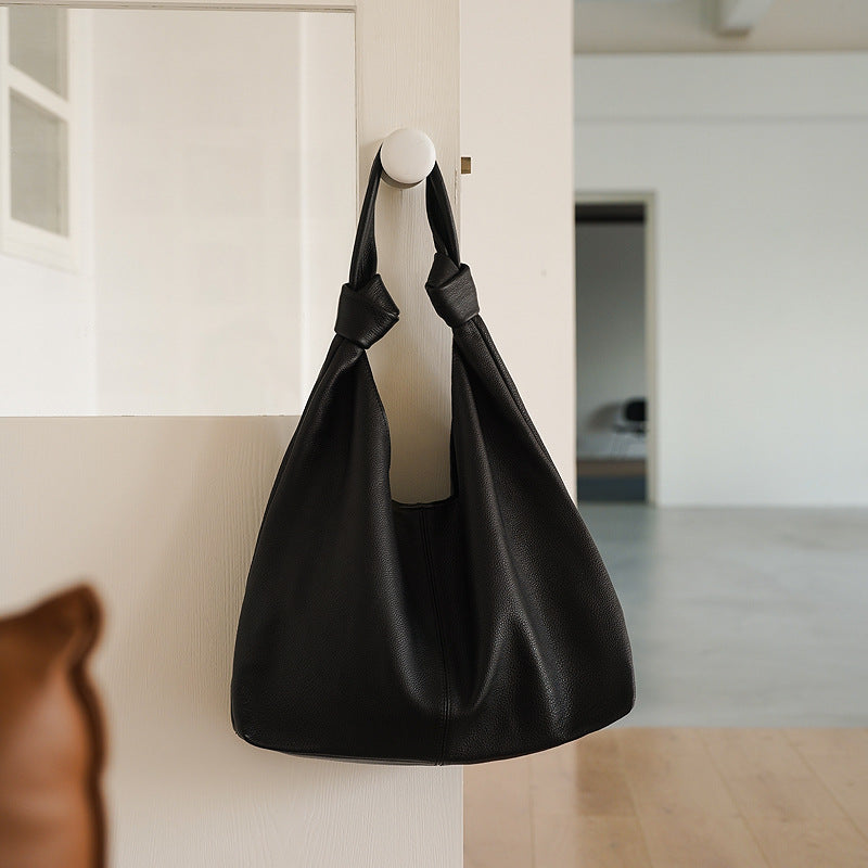 Women's Genuine Leather High-grade Commuter Underarm Soft Tote Bags