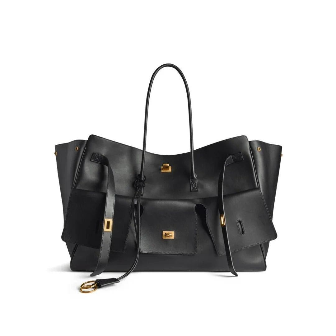 High Quality Cowhide Fashionable Loose Large Tote Bags