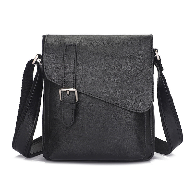 Men's First Layer Cowhide Crazy Horse Leather Men's Messenger Bags