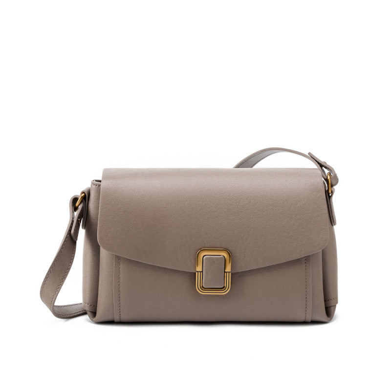 Women's Genuine Leather Niche High-grade Female Commuting Crossbody Bags