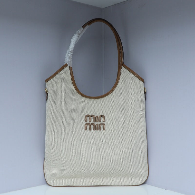 Women's Vertical Shopping Idle Style Large Capacity Tote Bags