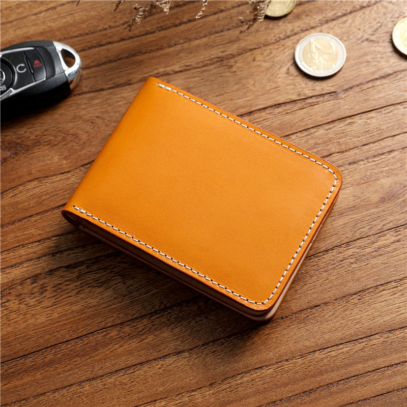Women's & Men's Hand Vegetable First Layer Cowhide Driving Card Holder
