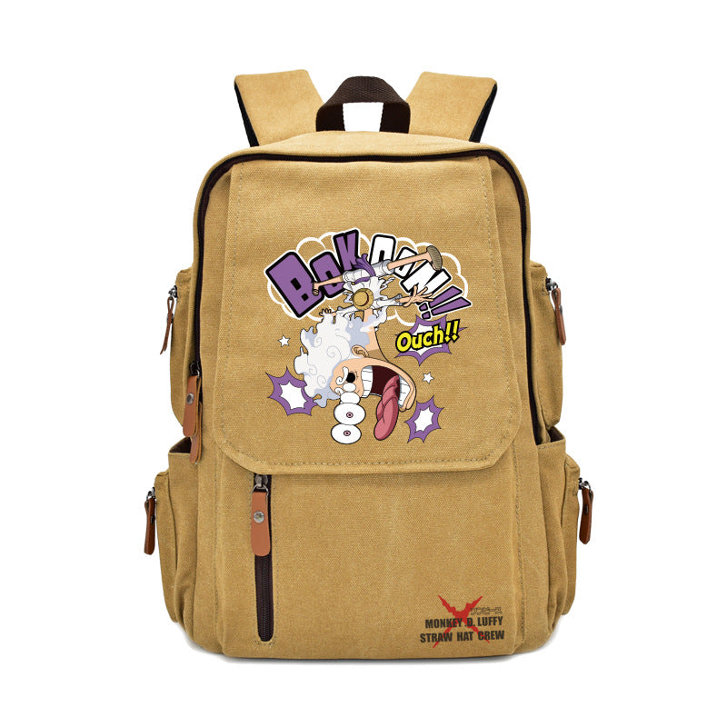 Fire Shadow Totoro One Piece Large Backpacks
