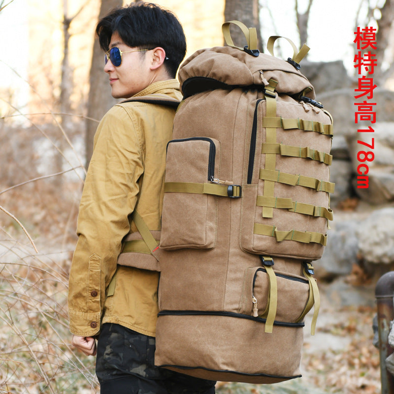 Women's & Men's & Large Capacity Canvas Expandable Li Backpacks