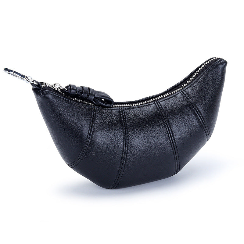 Women's First Layer Cowhide High Texture Mobile Phone Bags