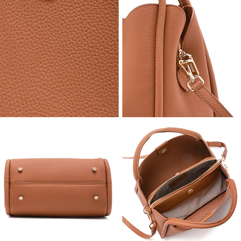 Women's Genuine Leather High-grade First Layer Cowhide Crossbody Bags