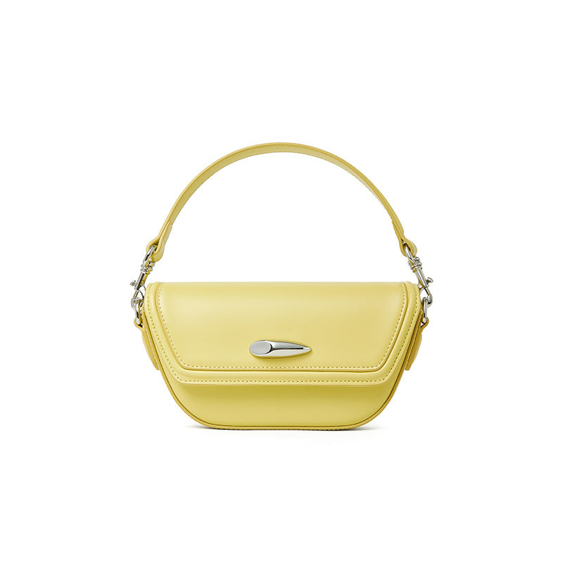 Genuine Leather Strawberry Shape Portable Live Crossbody Bags