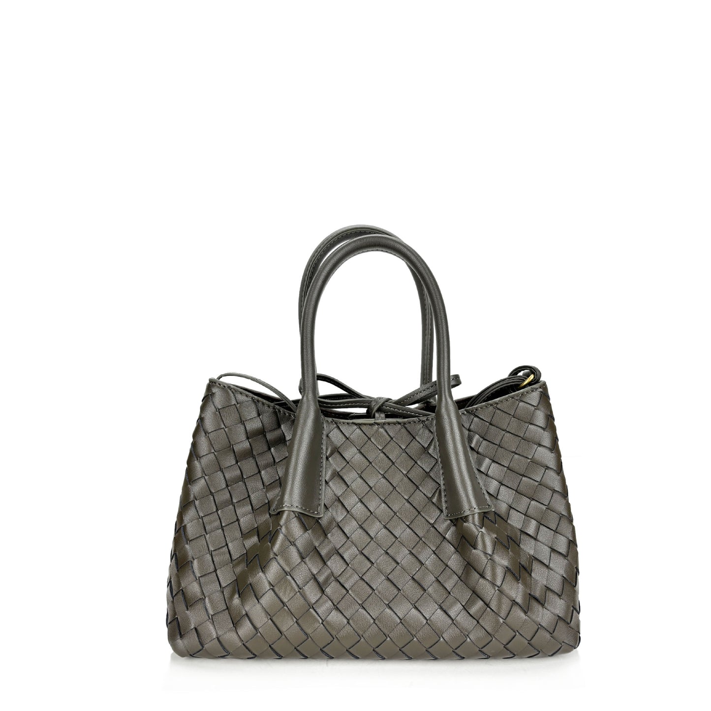 Women's Fashion Trend Woven Vegetable Basket Genuine Shoulder Bags