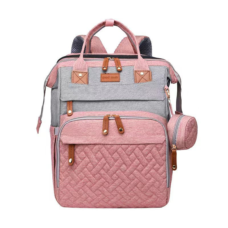 Folding Crib Multifunctional Hanger Stroller Large Bags