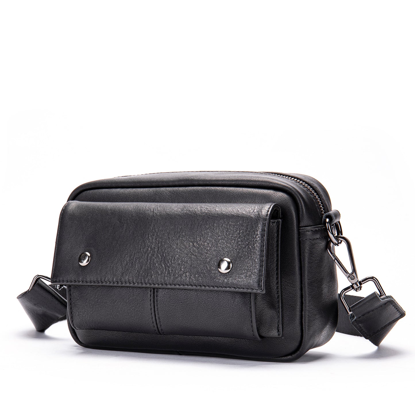 Men's Trendy Versatile Large Capacity Genuine Leather Men's Messenger Bags