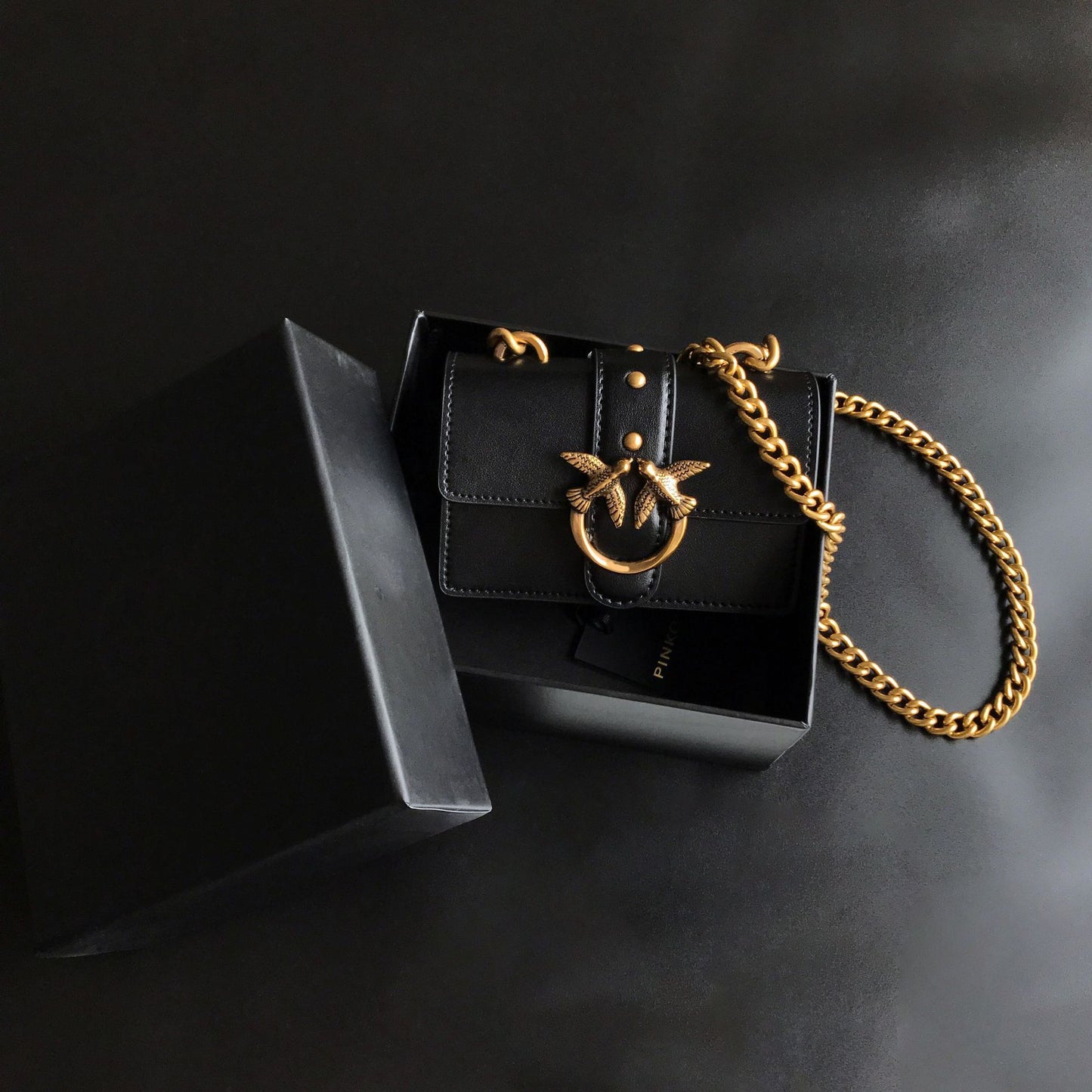 Women's Genuine Leather Super Mini Classic Chain Small Square Bags