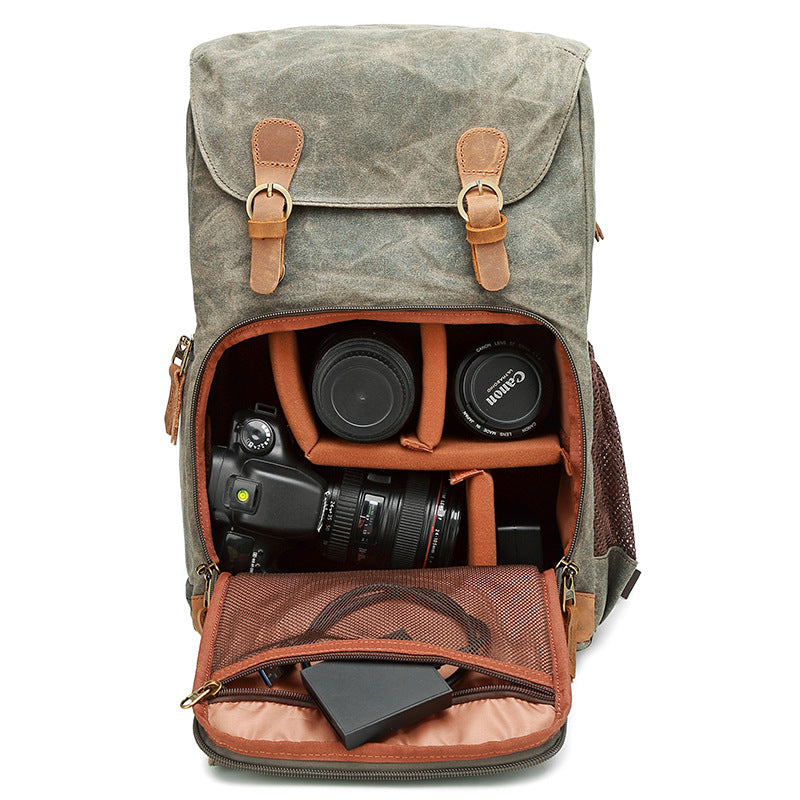 Women's & Men's & Multifunctional Waterproof Canvas For Graphy Bags