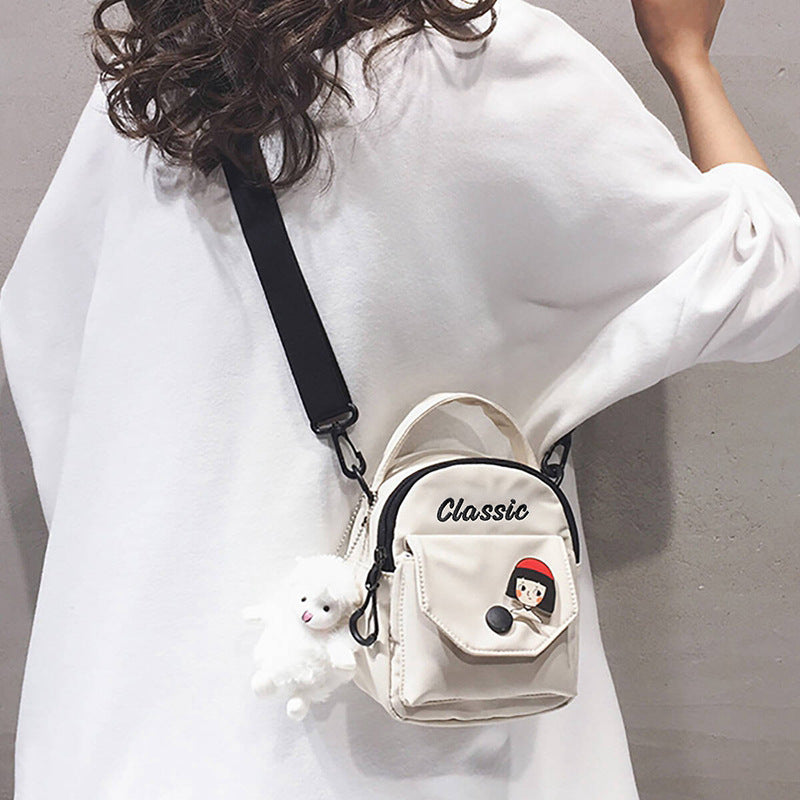 Women's Mobile Female Summer High-grade Canvas Mini Phone Bags
