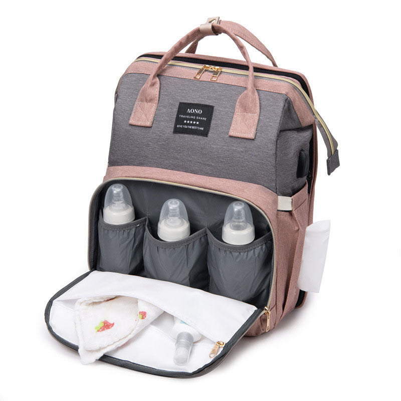 Mummy Bedspread Large Capacity Portable Diaper Bags
