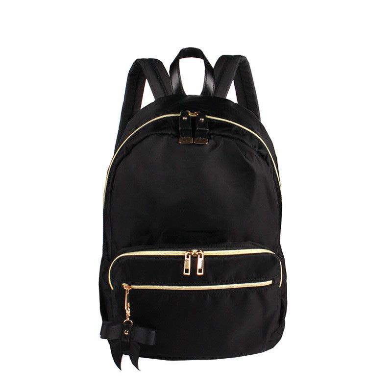 Women's Korean Fashionable Simple Lightweight Nylon Oxford Backpacks
