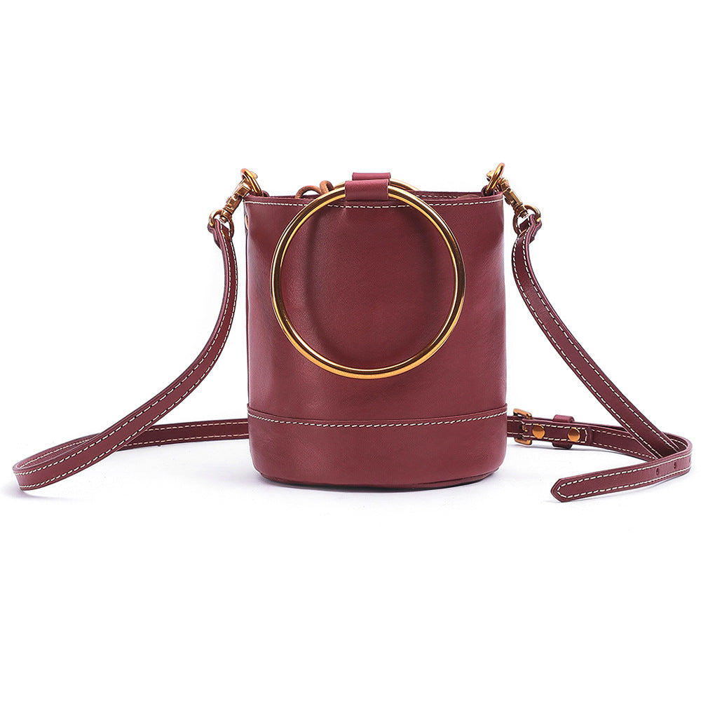Women's Genuine Leather Large Capacity Retro High Bags