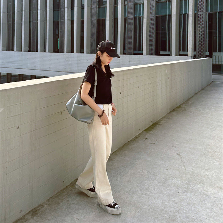 Women's Commuter Miracle Style Dragon Inlaid Underarm Wide Strap Cowhide Shoulder Bags