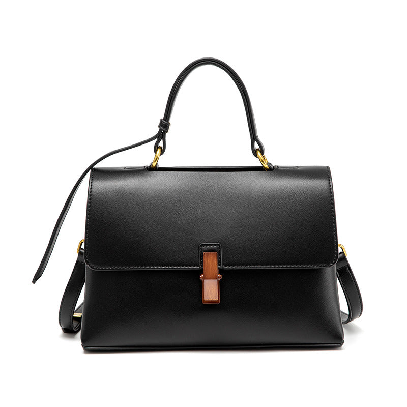 Spring Fashion Simple Wooden Twist Female Shoulder Bags