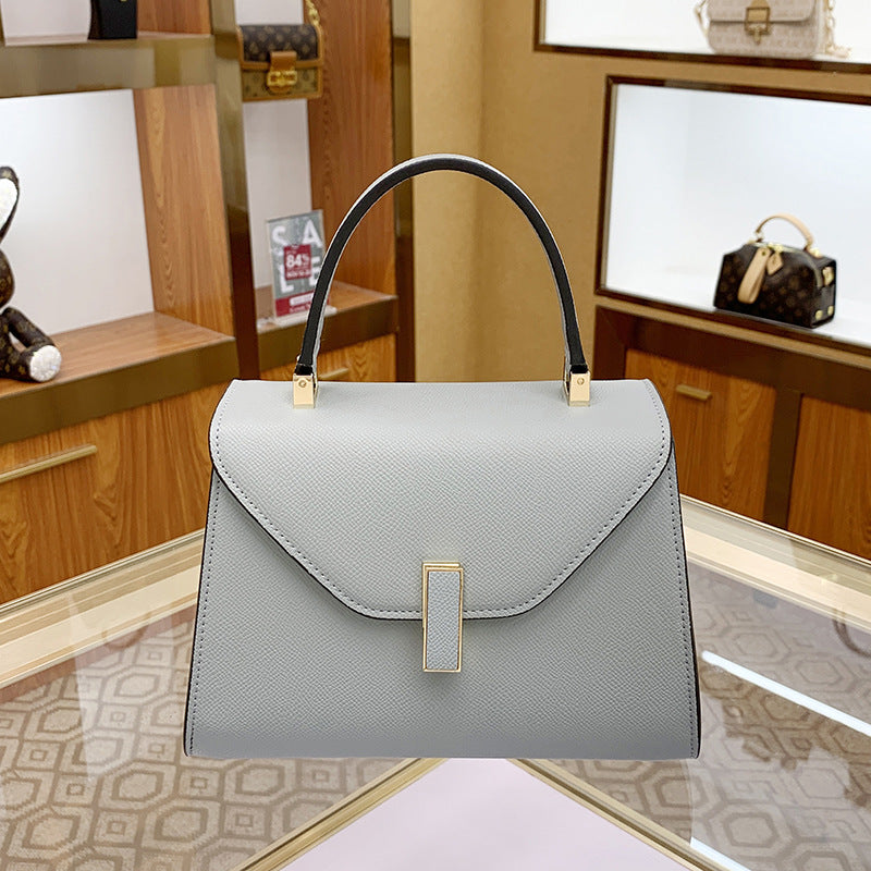 Women's Genuine Leather Kelly Texture Niche Fashion Shoulder Bags