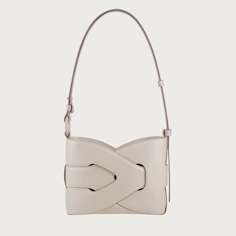 Woven French Pauline Niche Retro Twist Portable Shoulder Bags