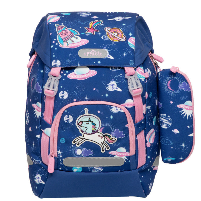 Children's Norwegian Grade Boy Spine Protection Lightweight Elementary School Students' Schoolbags