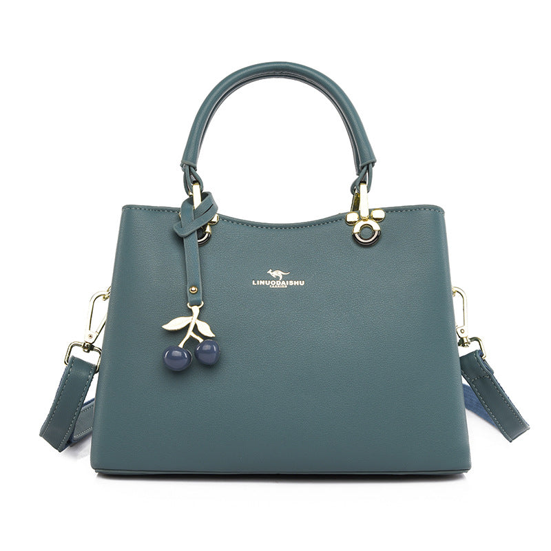 Women's Attractive Fashion Mother Soft Leather Handbags