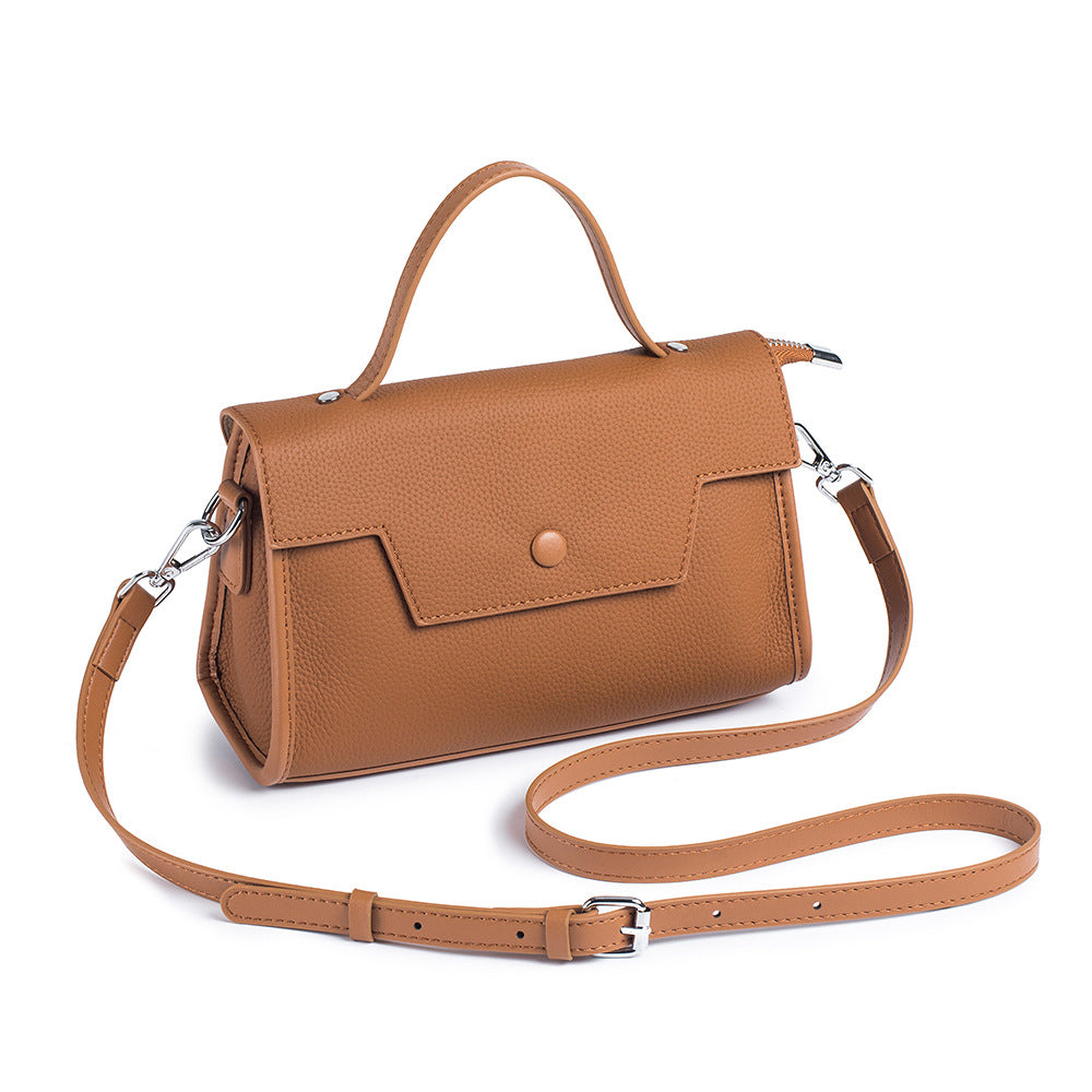 Women's Genuine Leather Fashion High-grade Commuter Niche Handbags