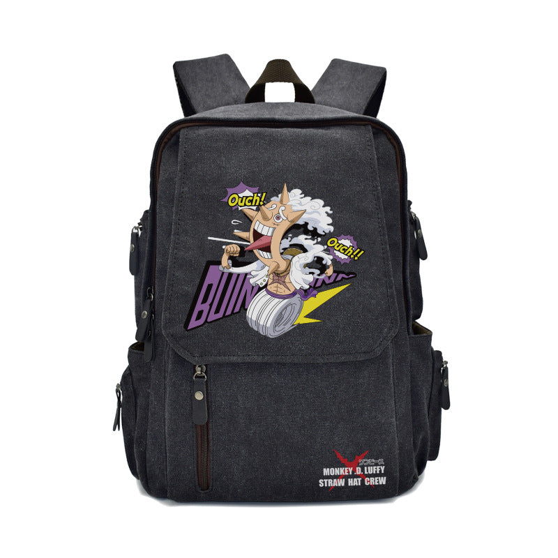 Fire Shadow Totoro One Piece Large Backpacks