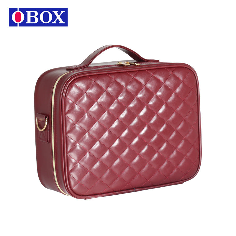Capacity Black White Pink Inch High Cosmetic Bags