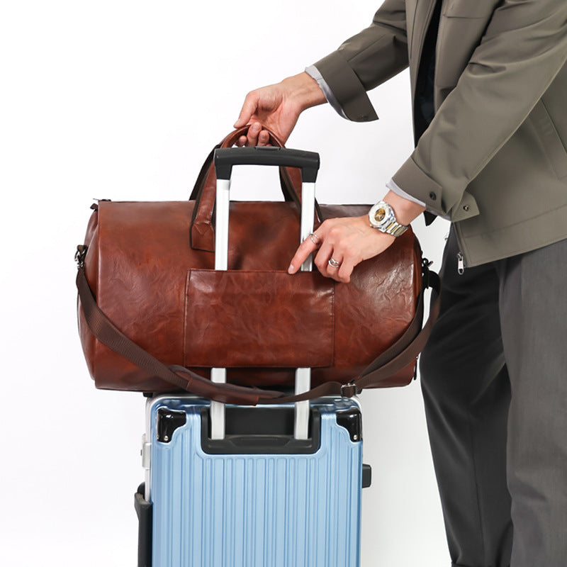 Retro Fashion Suit Business Outing Foldable Travel Bags
