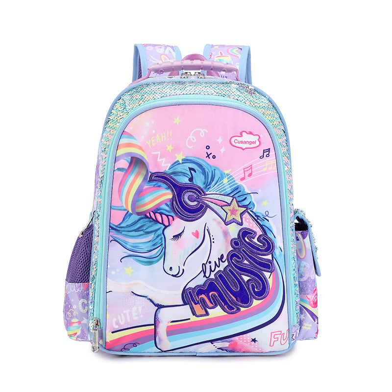 Creative New Fashion Boys Spine Protection Elementary School Students' Schoolbags