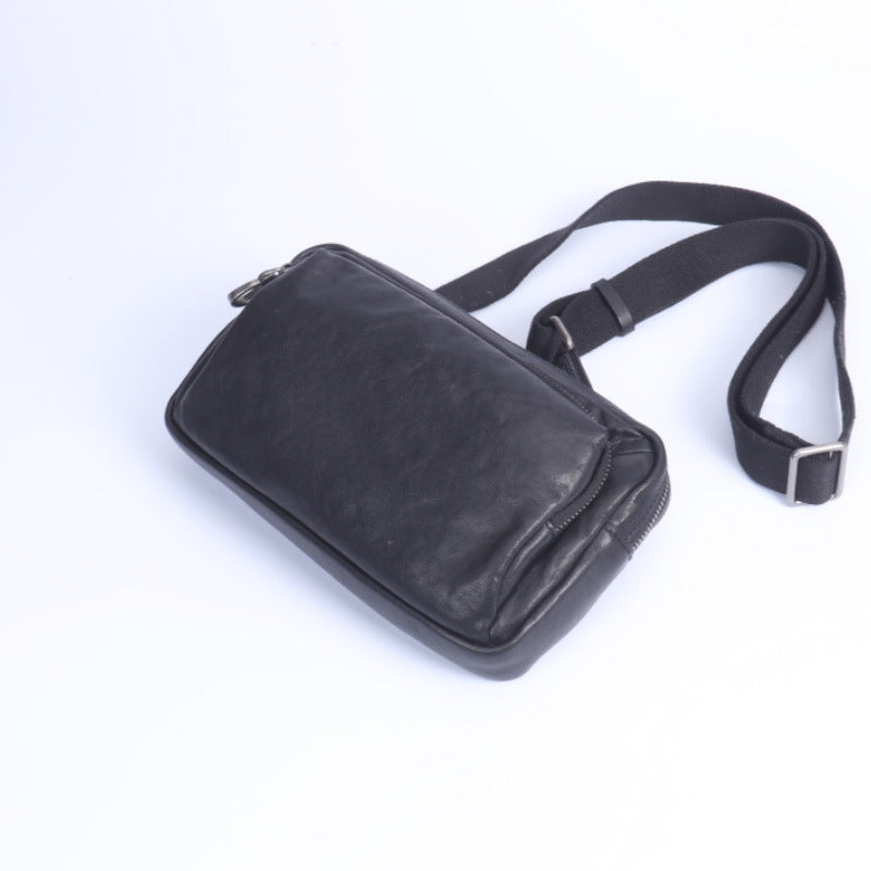 Men's Leather Fashion First Layer Cowhide Clutch Bags
