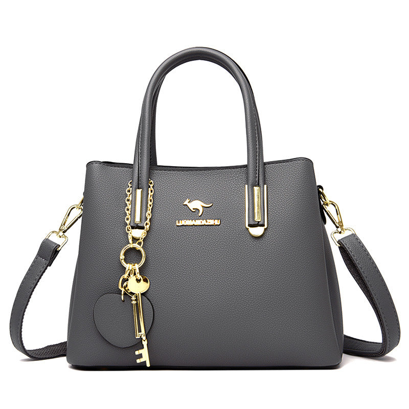 Women's Capacity Versatile Lychee Pattern Elegant Kangaroo Tote Bags