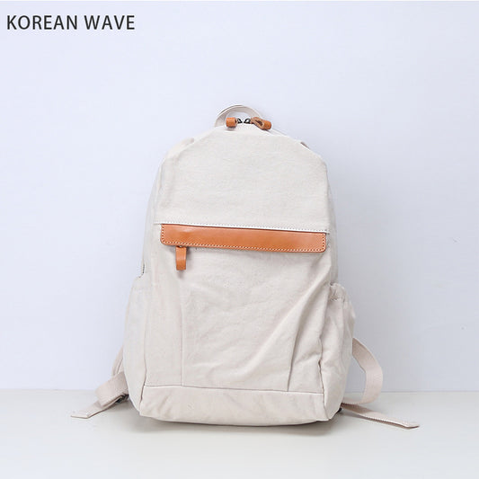 Women's & Men's & Canvas With Cattlehide Daily Shiralee Backpacks