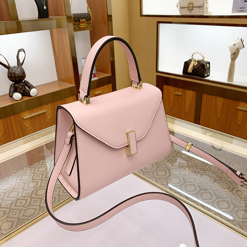 Women's Genuine Leather Kelly Texture Niche Fashion Shoulder Bags
