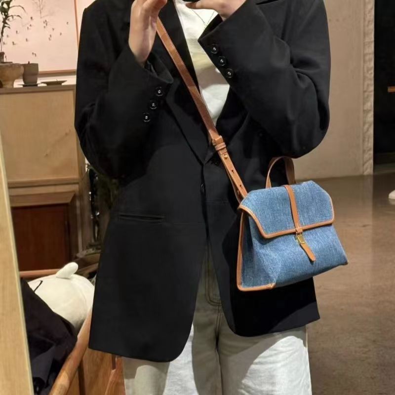 Popular Innovative With Song Denim Series Shoulder Bags