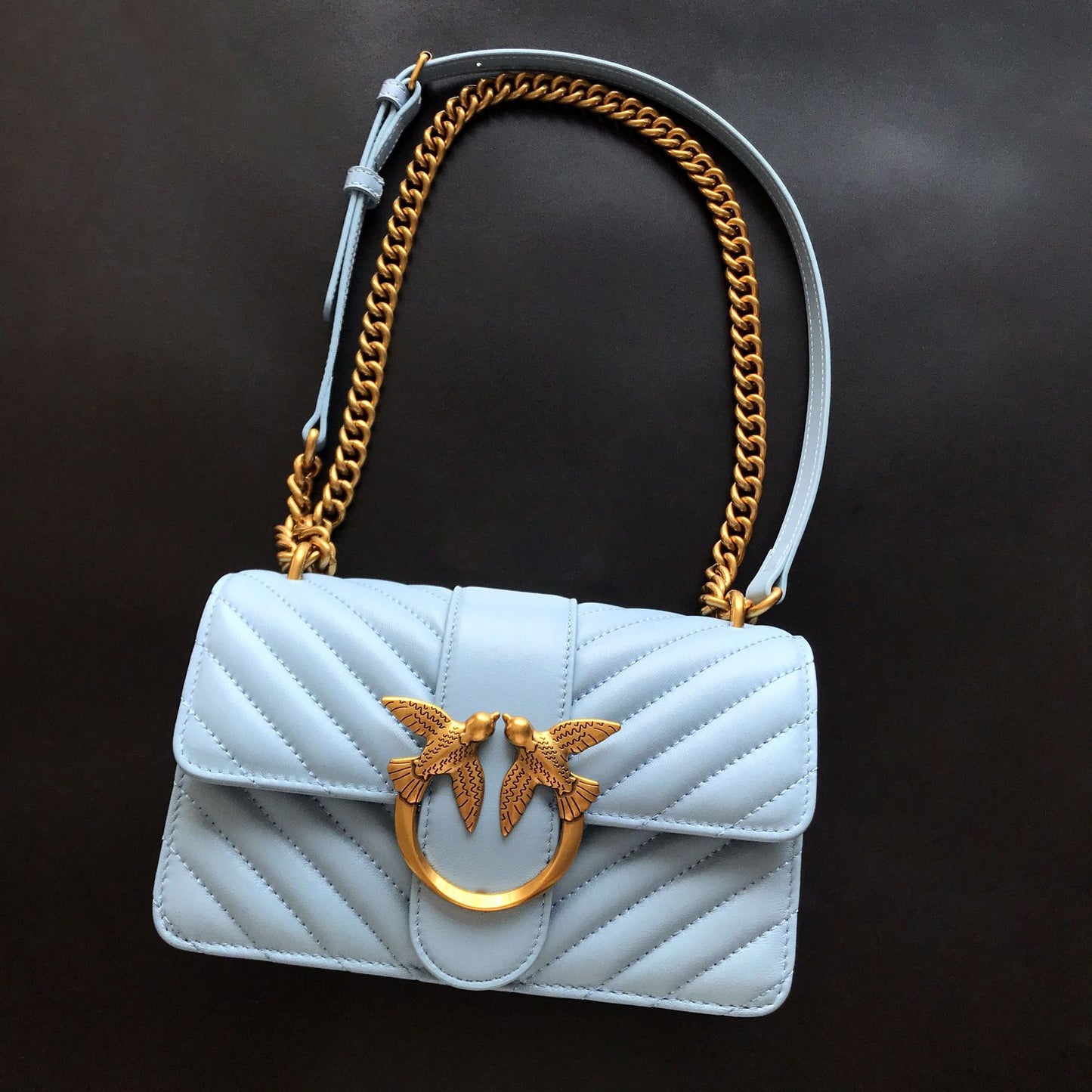 Women's Mini Swallow Sheepskin Chain Wine God Shoulder Bags