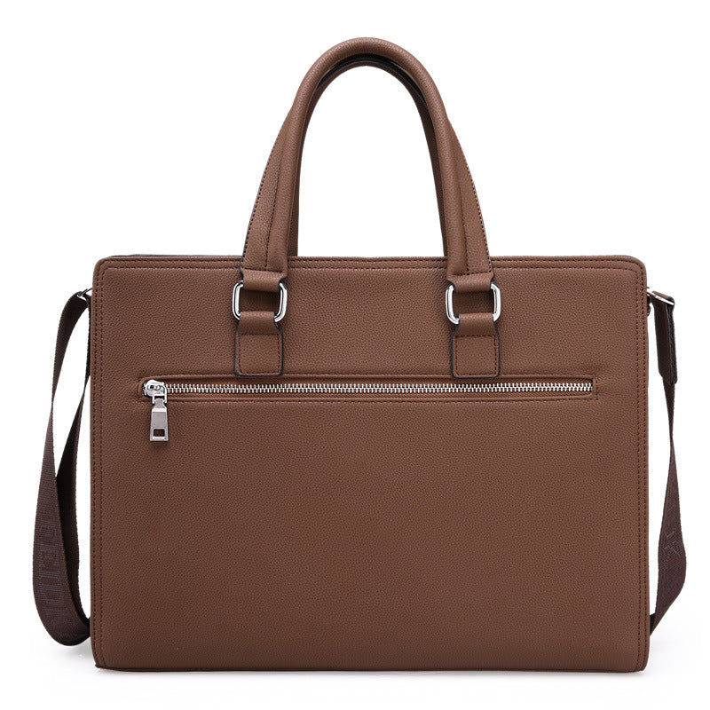 Men's Password Business Computer Soft Leather Lock