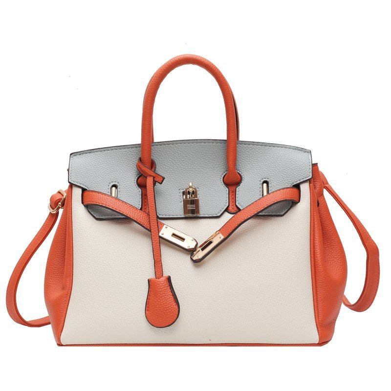 Women's Spring French Fashion Design Crocodile Pattern Shoulder Bags