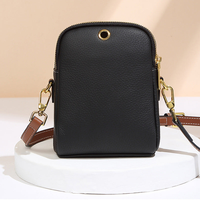 Women's First Layer Cowhide Fashion Soft Leather Shoulder Bags