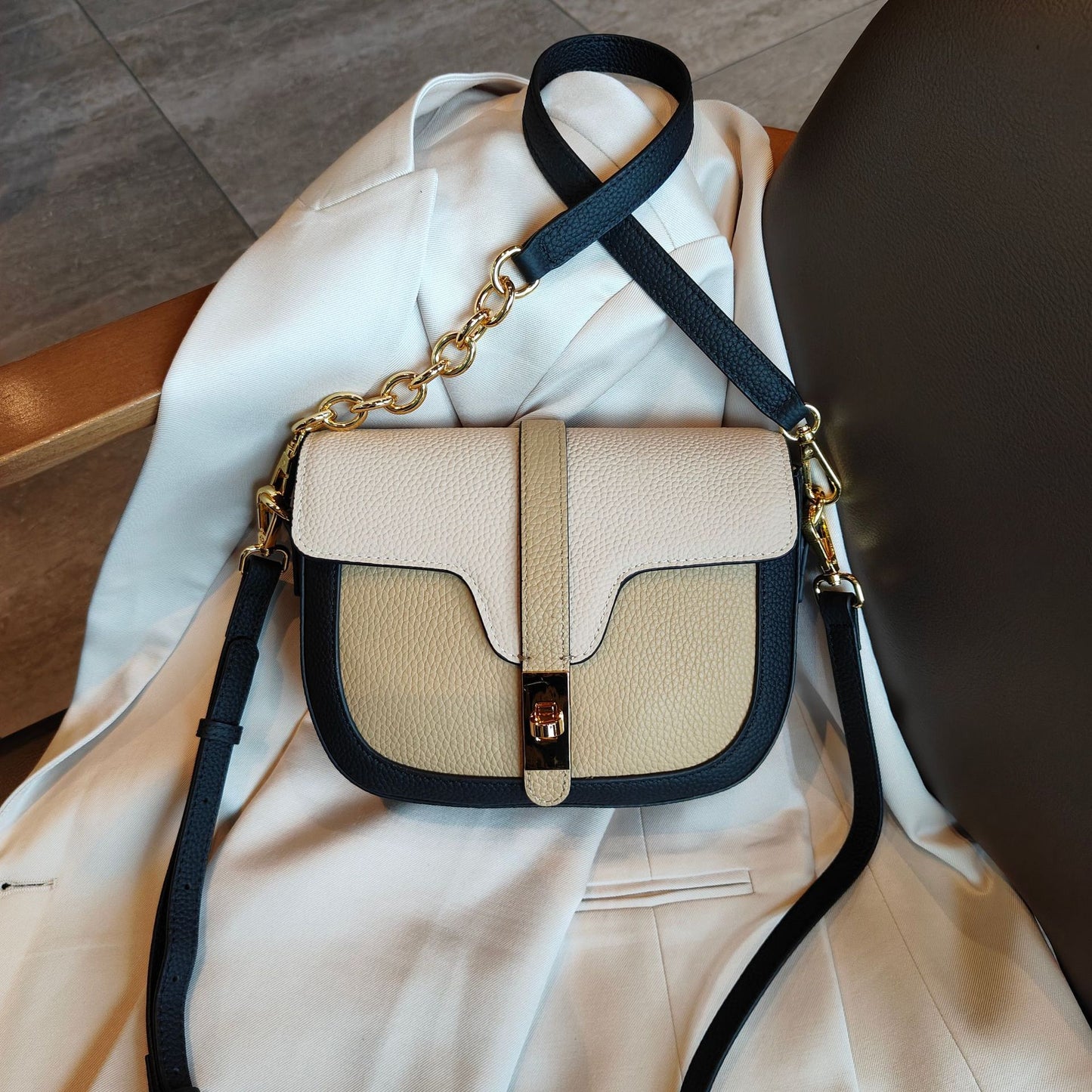 Design Vintage Saddle Premium Underarm Layer Armpit Bags