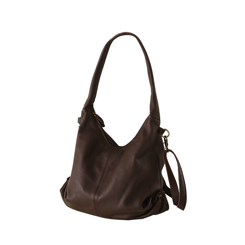 Women's Genuine Leather High Sense Large Capacity Tote Bags