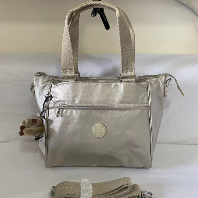 Women's Summer Limited Nylon Canvas Monkey Portable Handbags