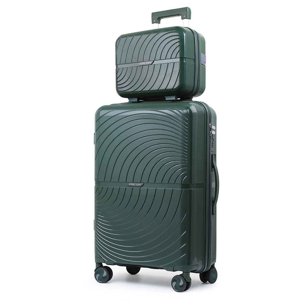 Zipper Suitcase Set Boarding Large Capacity Travel Bags