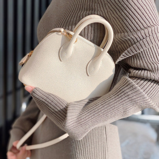 Wax Line Bowling Shell Top Layer Crossbody Bags