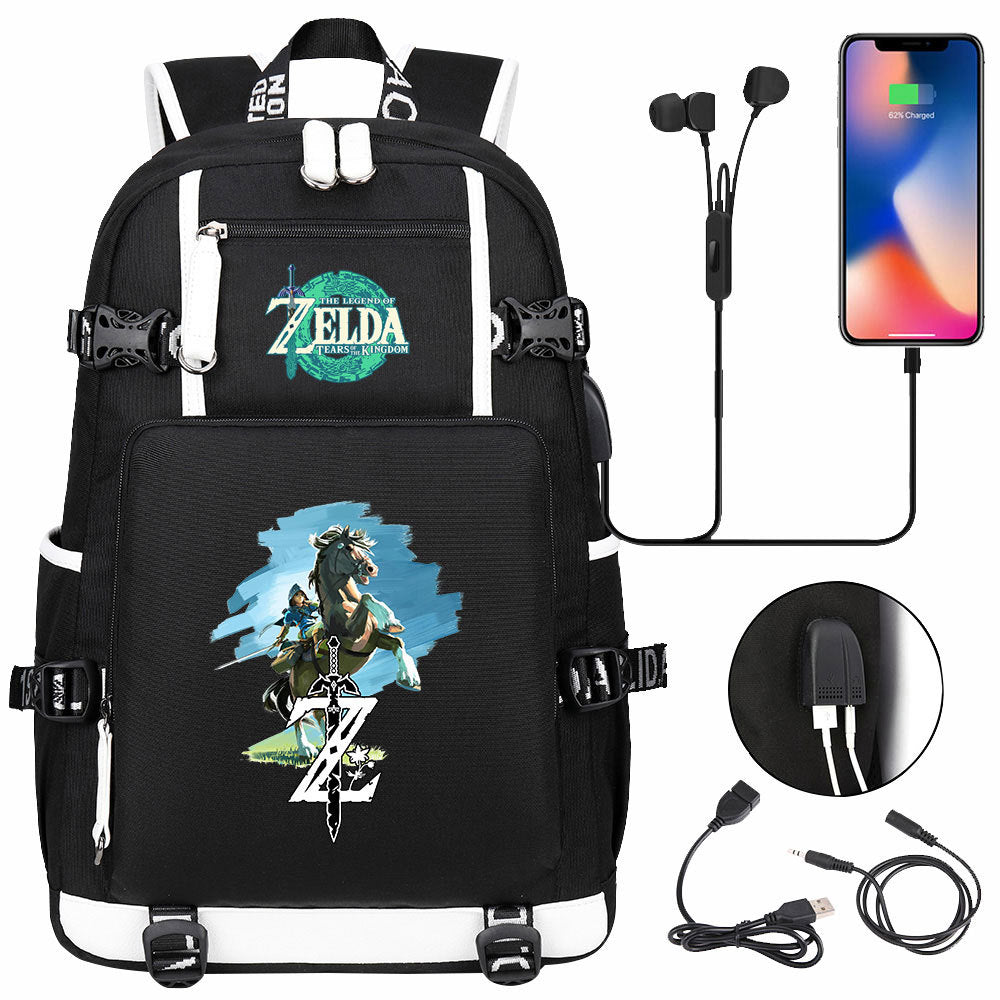 Women's & Men's Game Legend Of Zelda Printed Youth Backpacks