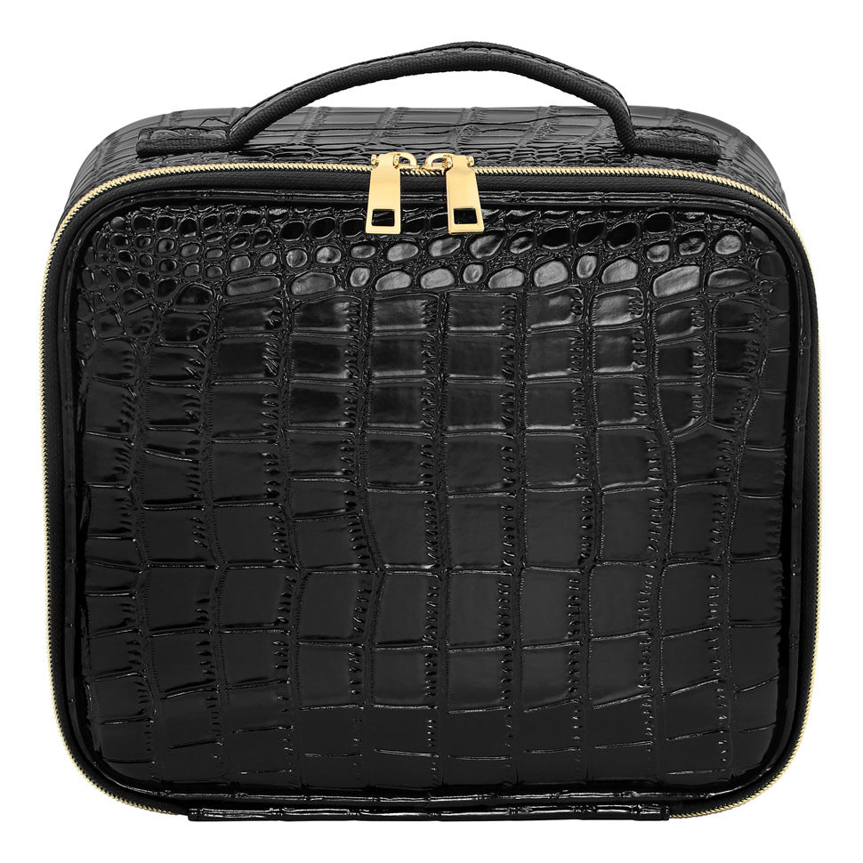 Capacity With Light Mirror Good-looking Storage Cosmetic Bags